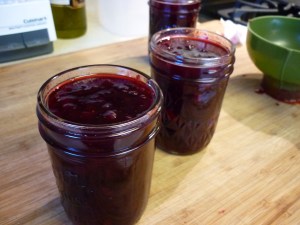Tip the jars upside down for about thirty minutes until the lids do not pop back up when pressed upon.