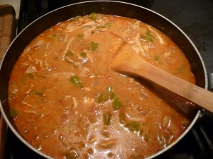  Return skillet to heat and simmer until gravy has thickened a bit.