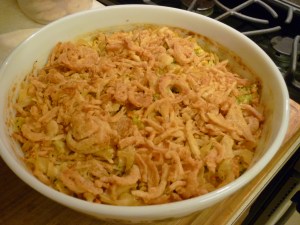 Remove from the oven and serve while warm. This will feed about four-five hungry people.