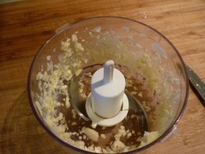 6-8 cloves garlic, pureed