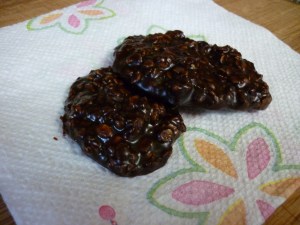 I was craving something chocolate the other day and remembered these quick-to-fix cookies from my childhood.
